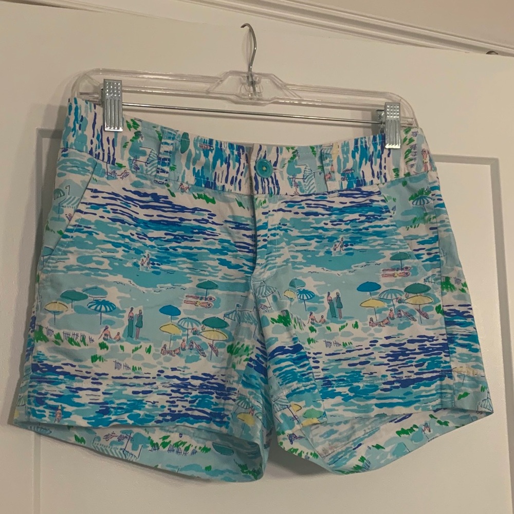 Lilly Pulitzer beach print shorts
